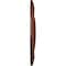 Ekena Millwork Neuveau Ceiling Medallion (Fits Canopies up to 6 3/8"), 24 1/4"OD x 2"P, Burnished Mahogany Crackle CM24NABMC - alternate 4